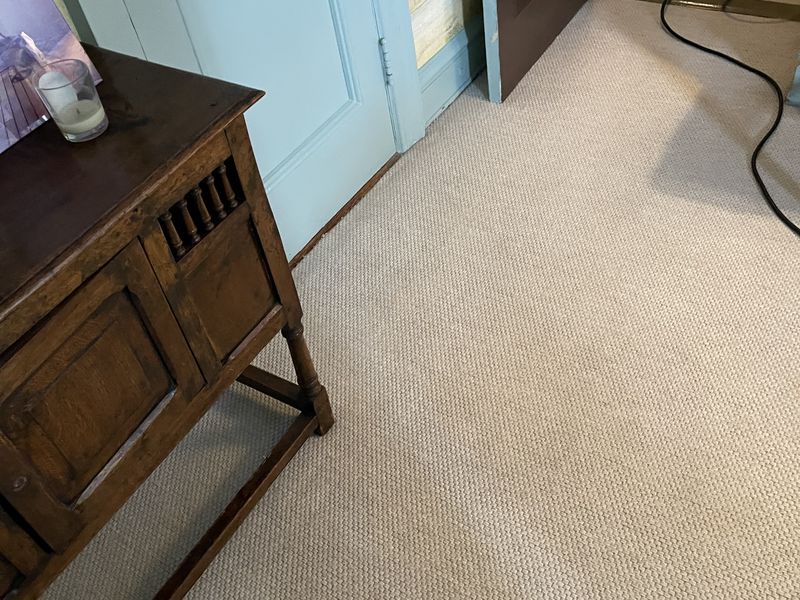 The same woven carpet after cleaning by Dr. Carpet18